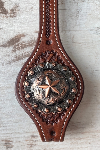 Star Berry Concho copper 1 3/4